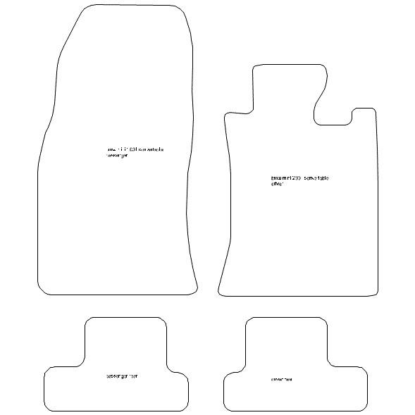 BMW Mini Convertible Car Mats - 1186 | Your Car Parts